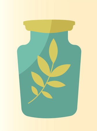 Eco cosmetics conceptのイラスト素材