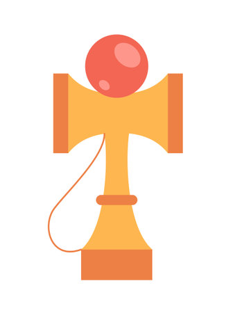 Japanese hammer toy iconのイラスト素材