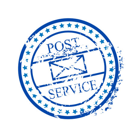 Blue post markのイラスト素材