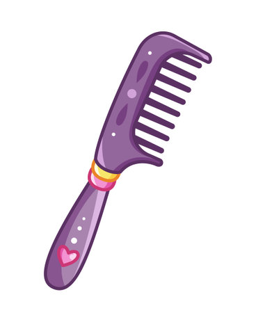 Princess comb iconのイラスト素材