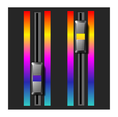 Adjustment colorful scaleのイラスト素材