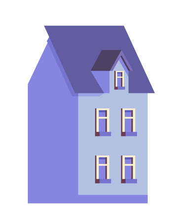 Street landscape iconのイラスト素材