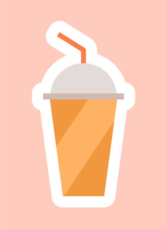 Summer cocktail iconのイラスト素材
