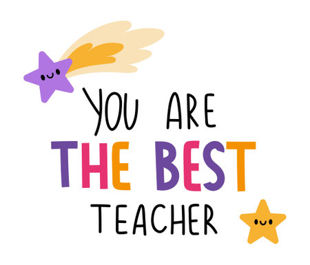 Teacher day conceptのイラスト素材