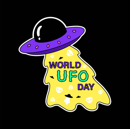 Abstract ufo iconのイラスト素材