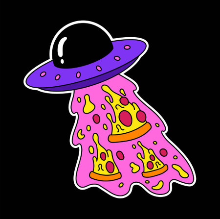 Abstract ufo iconのイラスト素材