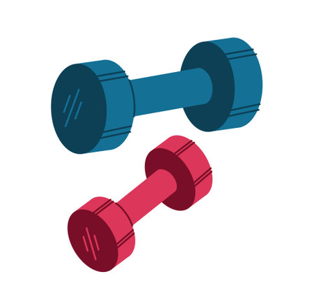 Sport dumbbells iconのイラスト素材