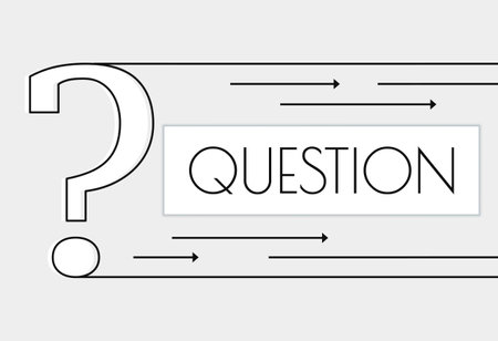 Question marks conceptのイラスト素材