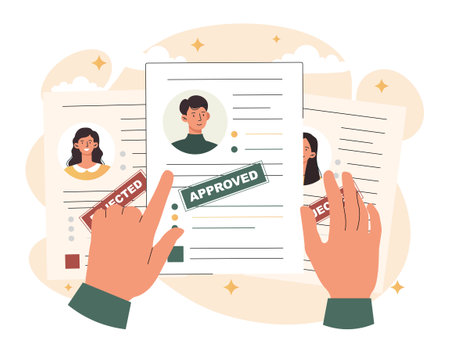 Employment recruitment conceptのイラスト素材