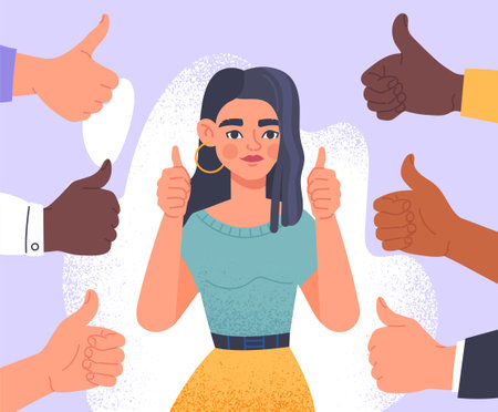 Concept of delightのイラスト素材