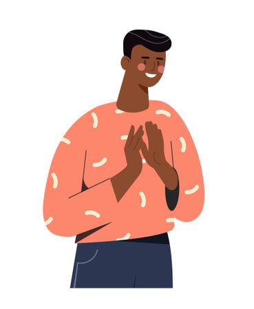 Man waiting iconのイラスト素材