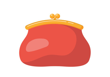 Red wallet iconのイラスト素材