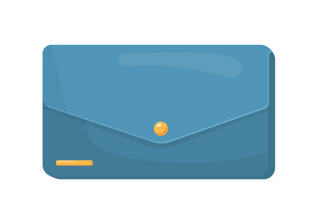 Blue wallet iconのイラスト素材