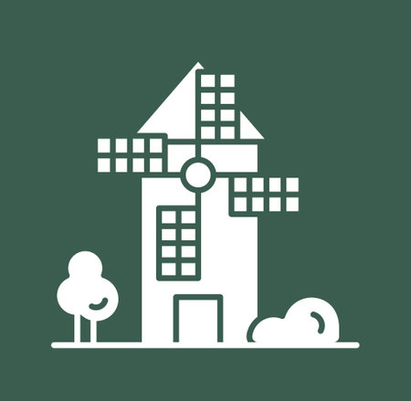 White farming iconのイラスト素材