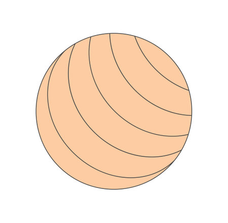 Color fitness ball iconのイラスト素材