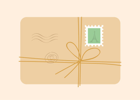 Cute envelope conceptのイラスト素材