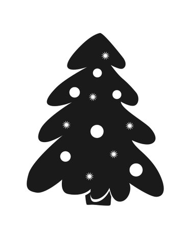 Christmas tree iconのイラスト素材