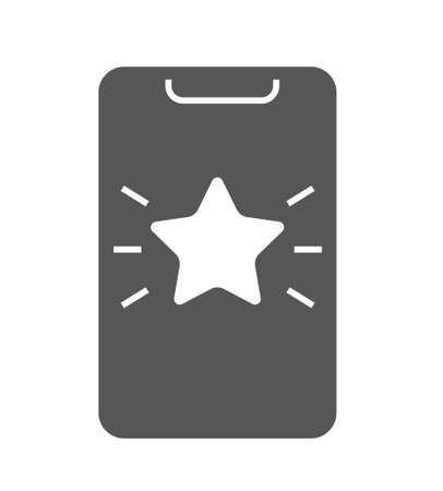 Tag with star iconのイラスト素材