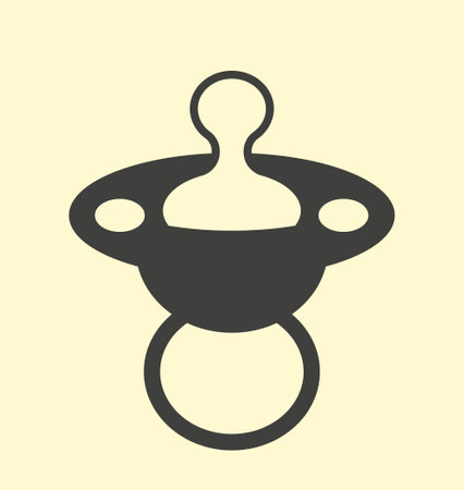 Baby pacifier iconのイラスト素材