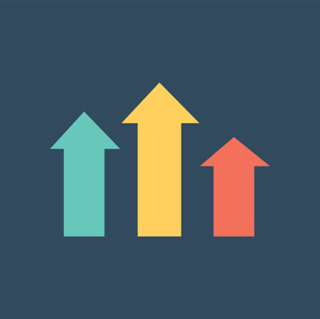 Colorful arrows iconのイラスト素材