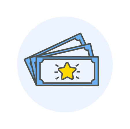 Banknotes color iconのイラスト素材