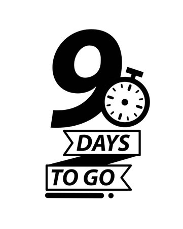 9 days to go black