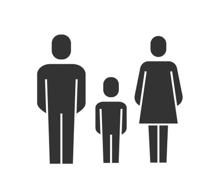 Care family icon black