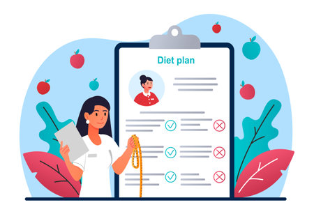 Nutrition specialist conceptのイラスト素材