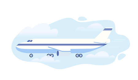 Logistic transport plane conceptのイラスト素材