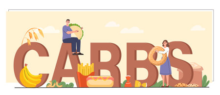 Junk food conceptのイラスト素材