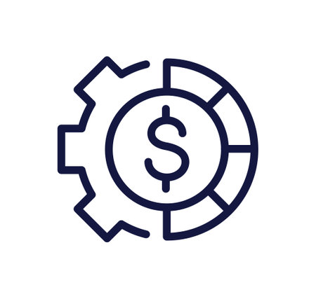 Simple business iconのイラスト素材