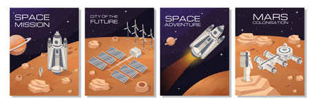 Mars posters set