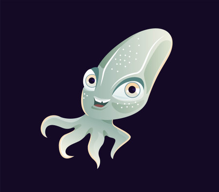 Cute underwater animalのイラスト素材