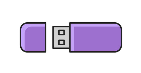 USB pen drive icon