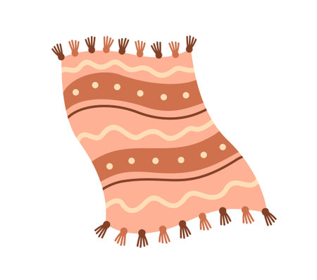 Cartoon wool carpetのイラスト素材