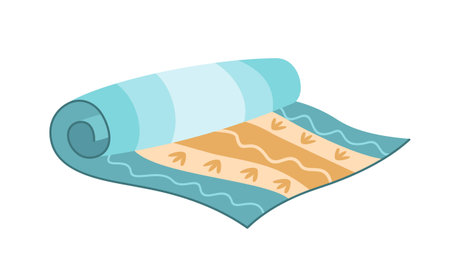 Cartoon wool carpetのイラスト素材