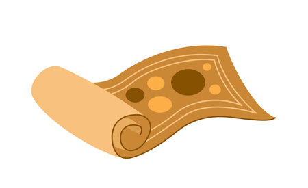 Cartoon wool carpetのイラスト素材