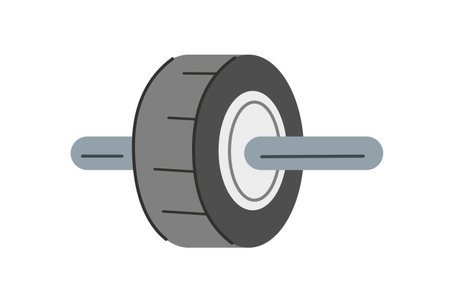 Gymnastic roller conceptのイラスト素材