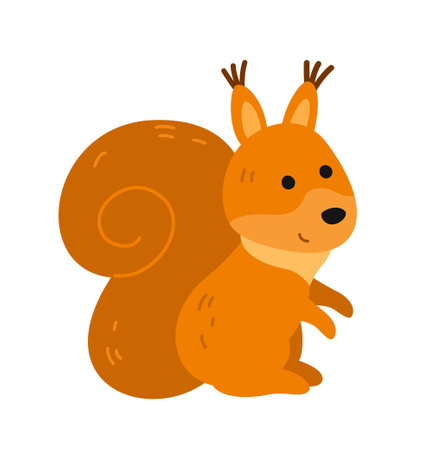 Wild forest animalのイラスト素材