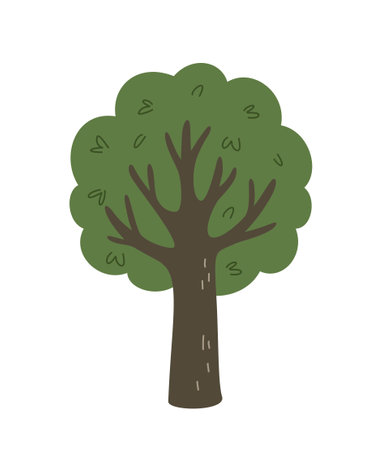 Green Forest Treeのイラスト素材