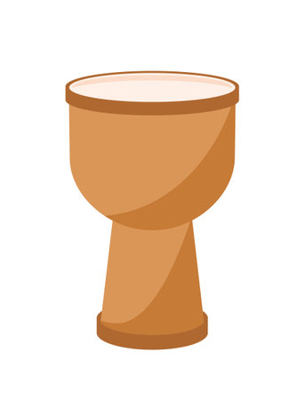 Brown drum conceptのイラスト素材