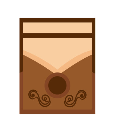 Brown musical speaker conceptのイラスト素材