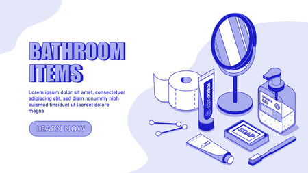 Personal hygiene productsのイラスト素材