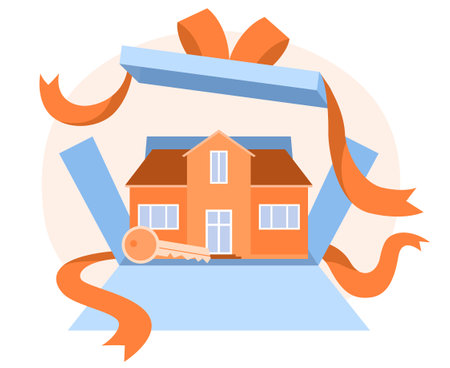 House in boxのイラスト素材