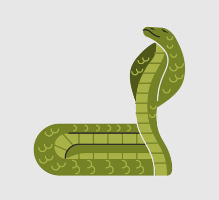 Egyptian snake conceptのイラスト素材