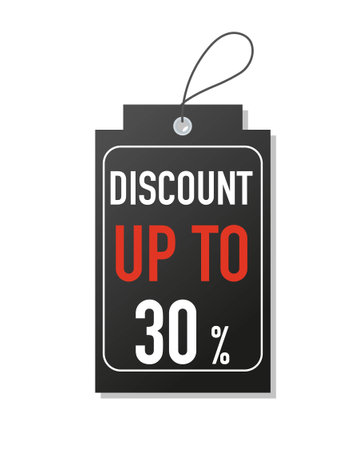 Square pricetag Black Fridayのイラスト素材