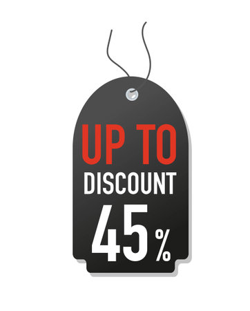 Square pricetag Black Fridayのイラスト素材