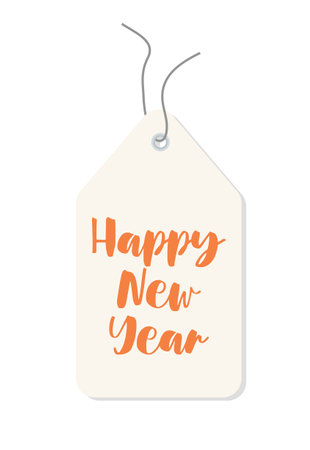 Scandinavian tag with inscriptionのイラスト素材