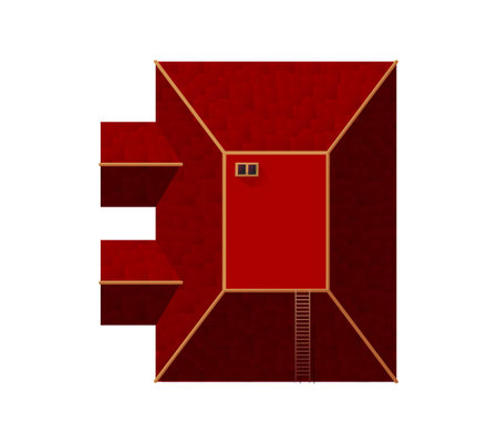 Architectural element top viewのイラスト素材