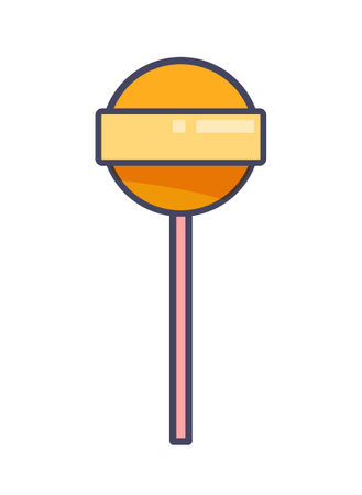 Retro lollipop conceptのイラスト素材